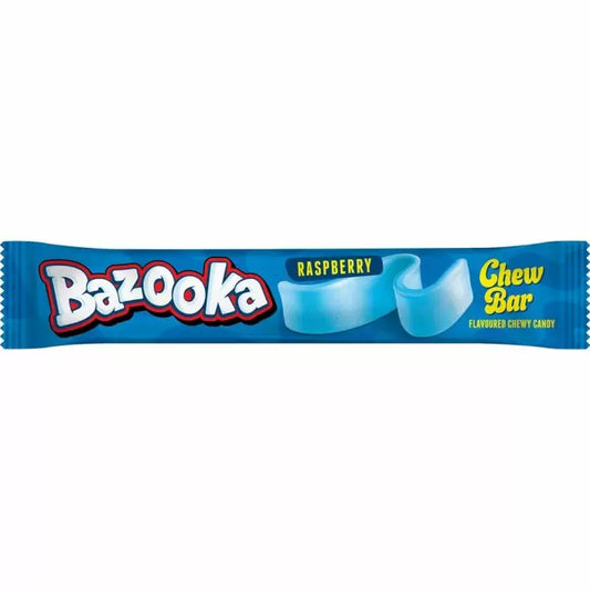 BAZOOKA BLUE RASPBERRY CHEW BARS 14g x 60